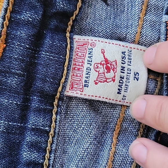 True Religion Cropped Jeans - Picture 2 of 8